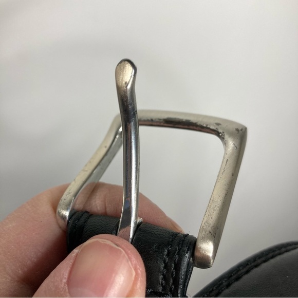 Dockers full grain leather black belt size 38 - Picture 3 of 6